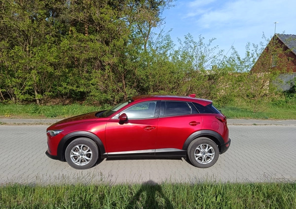 Mazda CX-3 cena 72500 przebieg: 66000, rok produkcji 2018 z Śrem małe 137